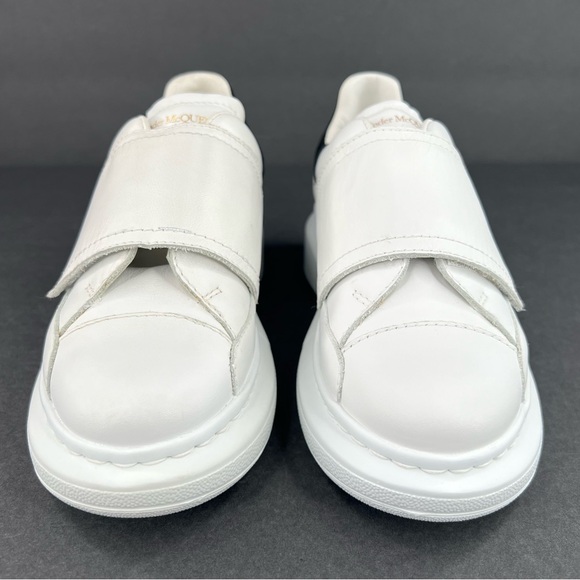 Alexander Mcqueen Molly Oversize Little Kids Leather Sneakers EU 30 - US 12 - Picture 3 of 11